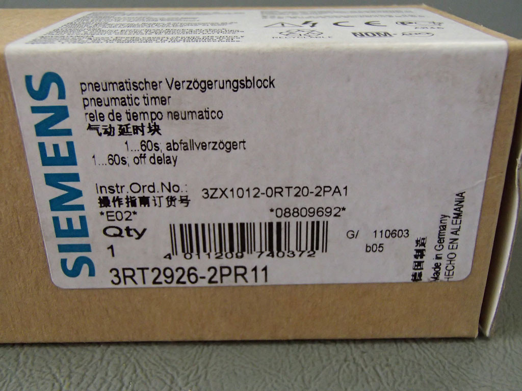 SIEMENS 3RT2926-2PR11