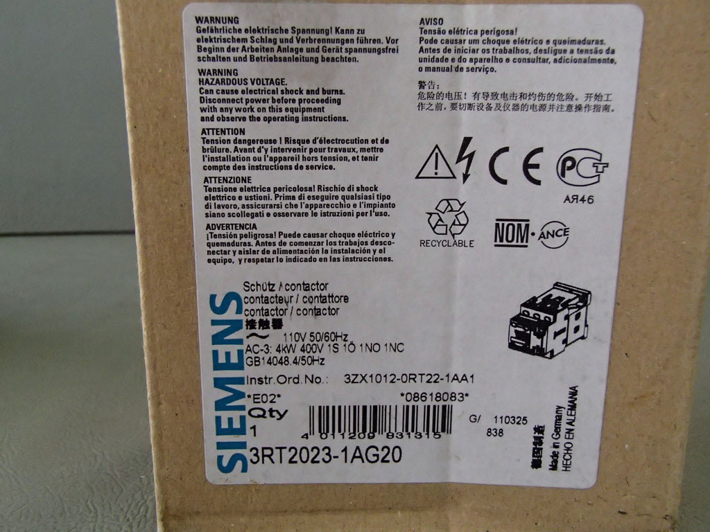 SIEMENS 3RT2023-1AG20