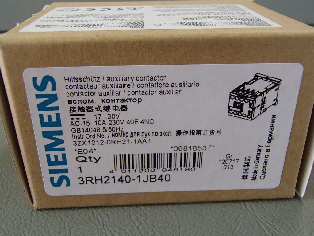 SIEMENS 3RH2140-1JB40