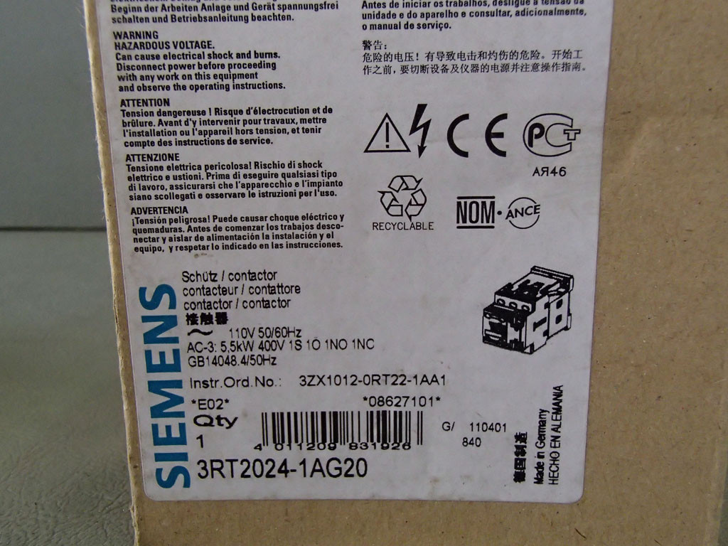 SIEMENS 3RT2024-1AG20