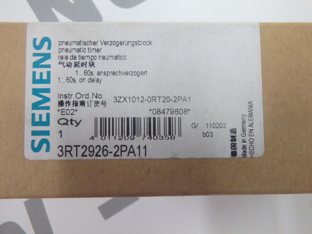 SIEMENS 3RT2926-2PA11