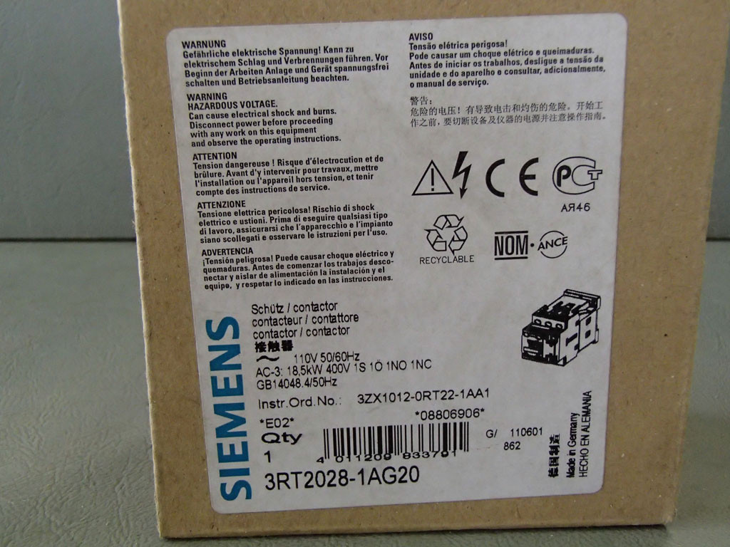 SIEMENS 3RT2028-1AG20