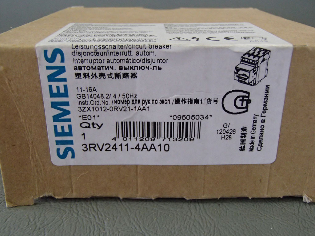 SIEMENS 3RV2411-4AA10