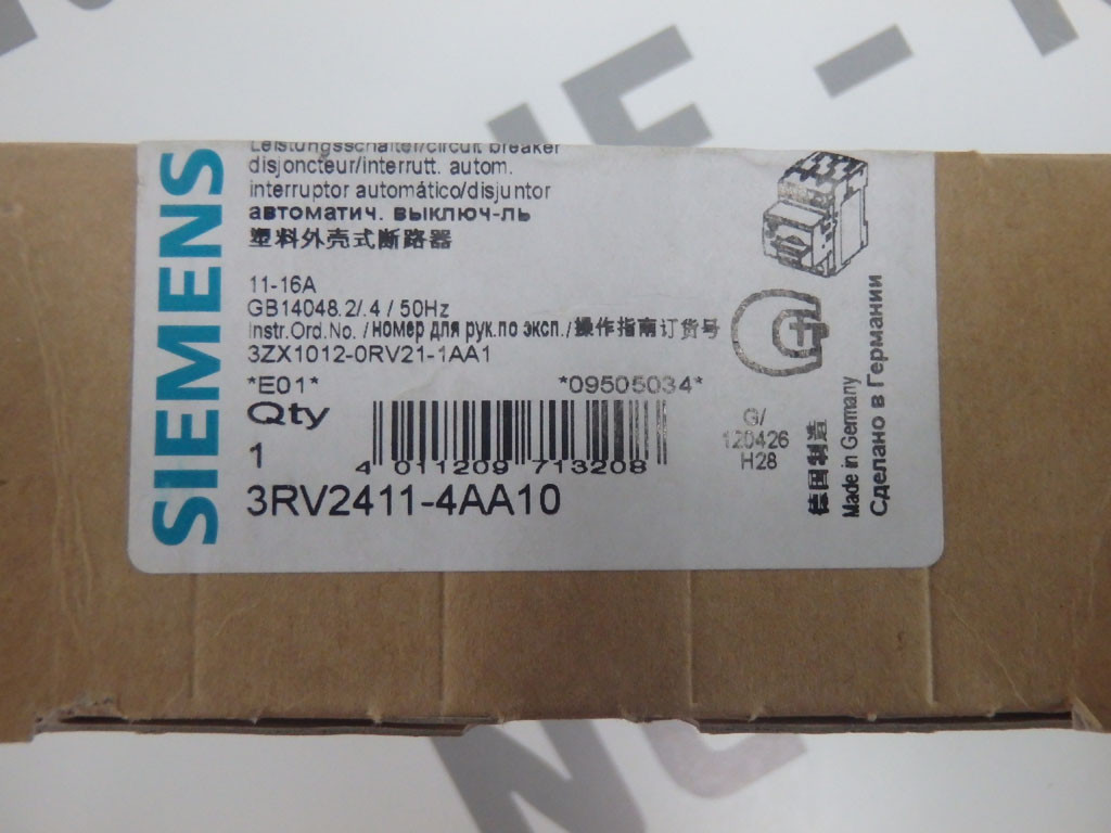 SIEMENS 3RV2411-4AA10