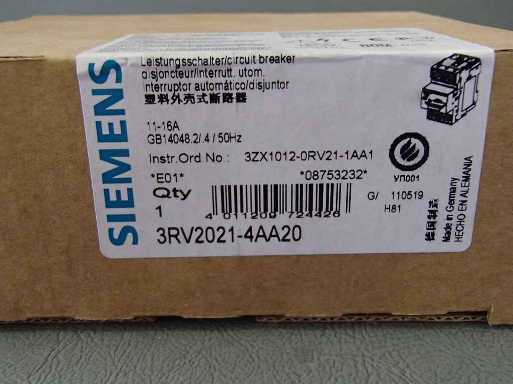 SIEMENS 3RV2021-4AA20