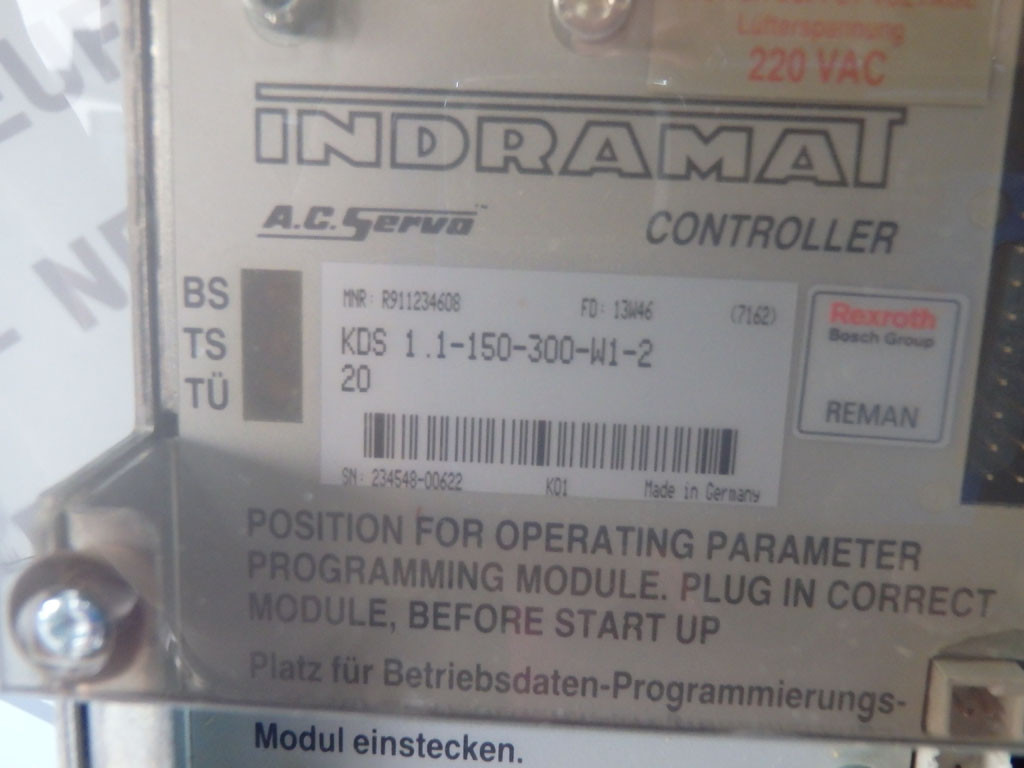 INDRAMAT KDS1.1-150-300-W1-220