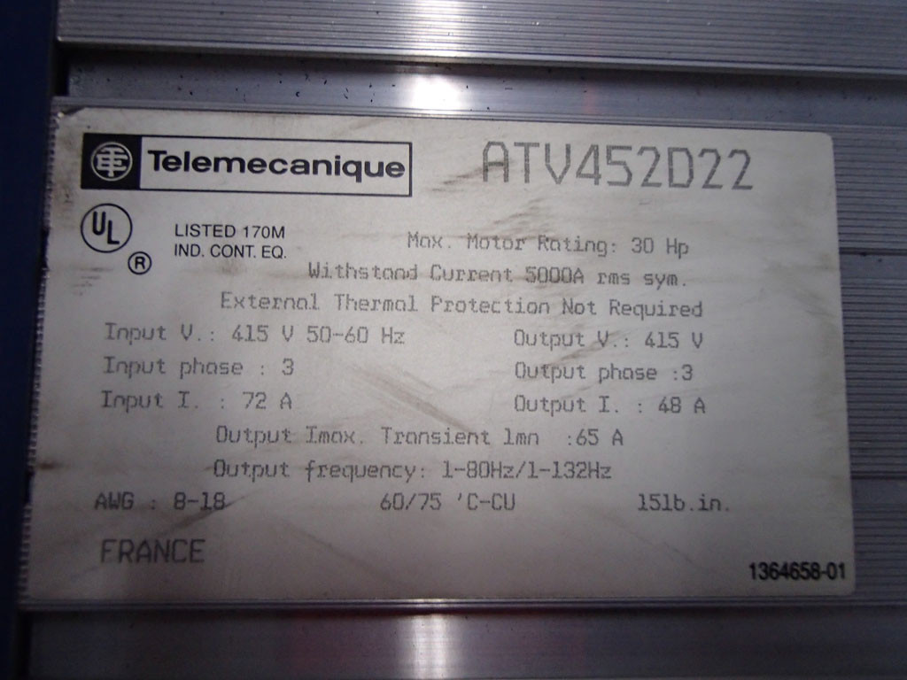 TÉLÉMÉCANIQUE  ATV452D22