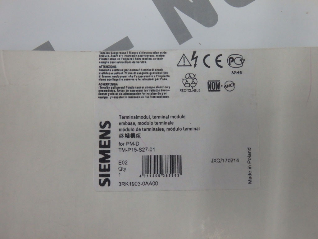 SIEMENS 3RK1903-0AA00