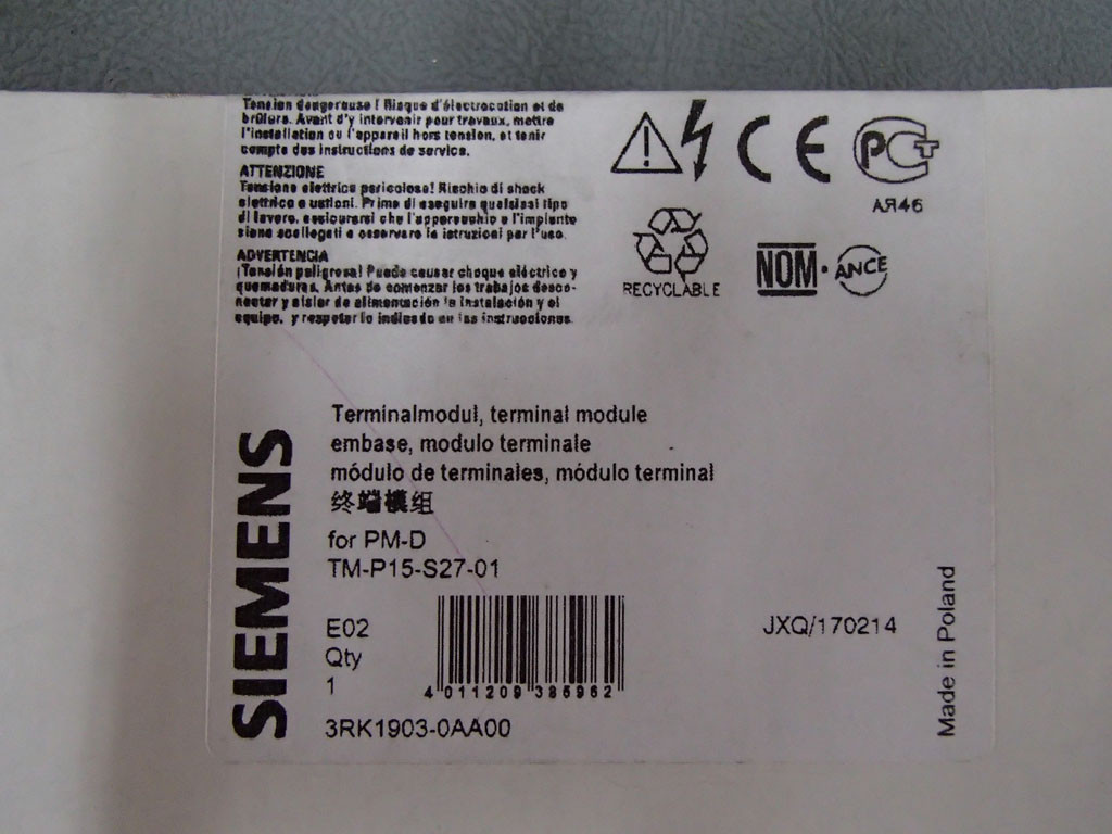 SIEMENS 3RK1903-0AA00