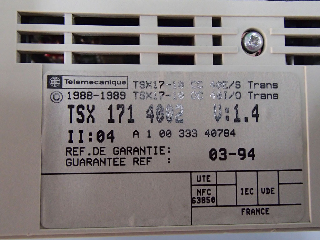 TÉLÉMÉCANIQUE  TSX1714002