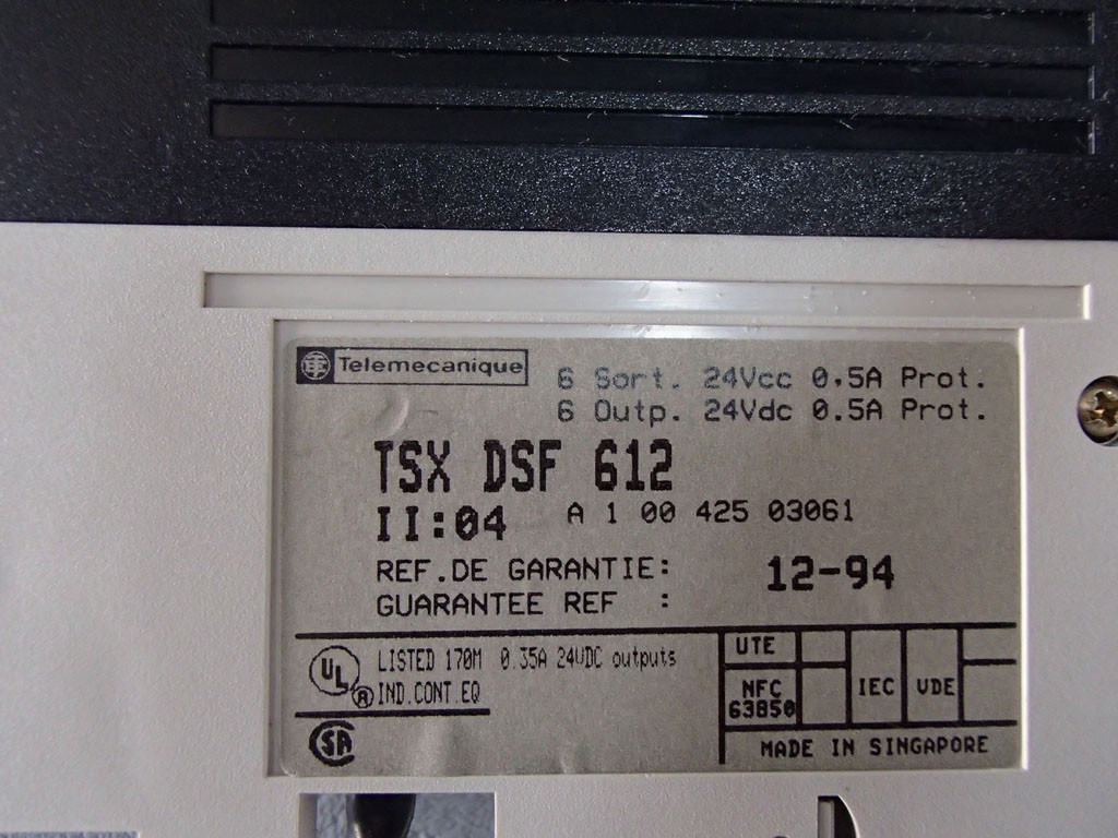 TÉLÉMÉCANIQUE  TSXDSF612