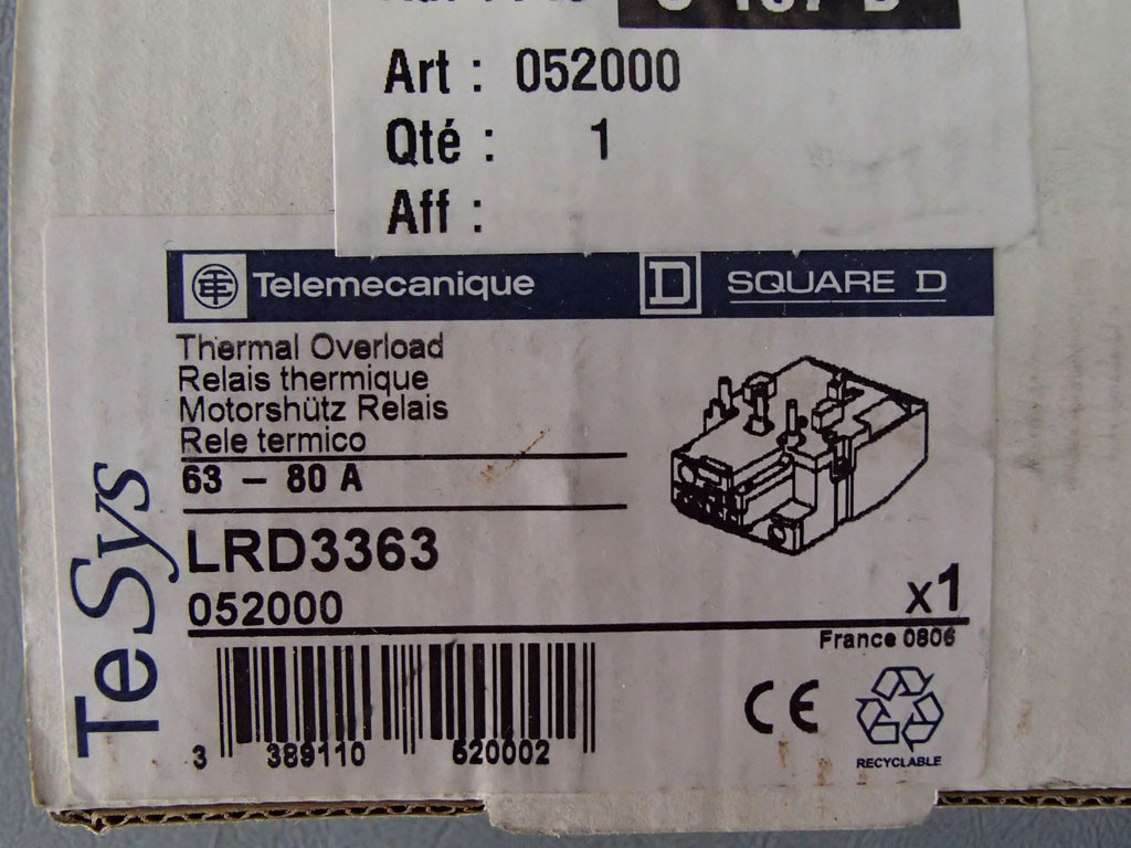 TÉLÉMÉCANIQUE  LRD3363