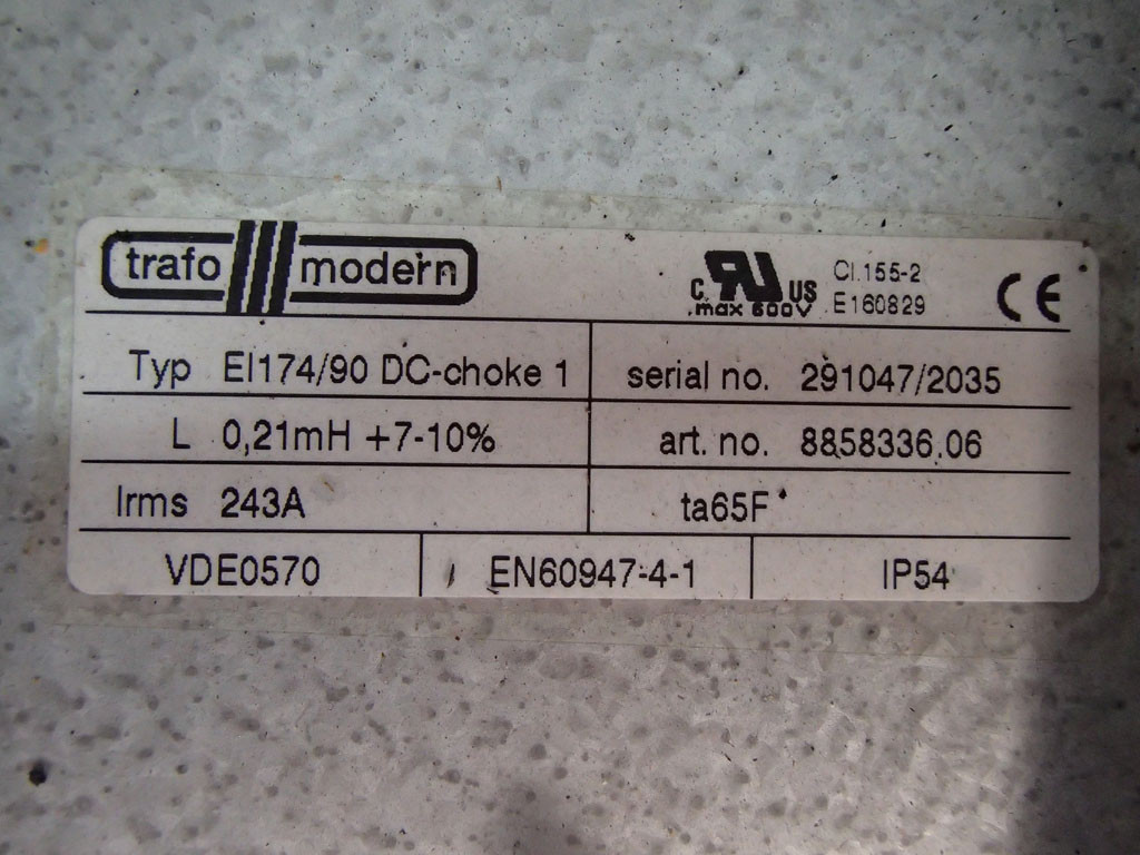 TRAFO MODERN EI174/90DC-CHOKE1
