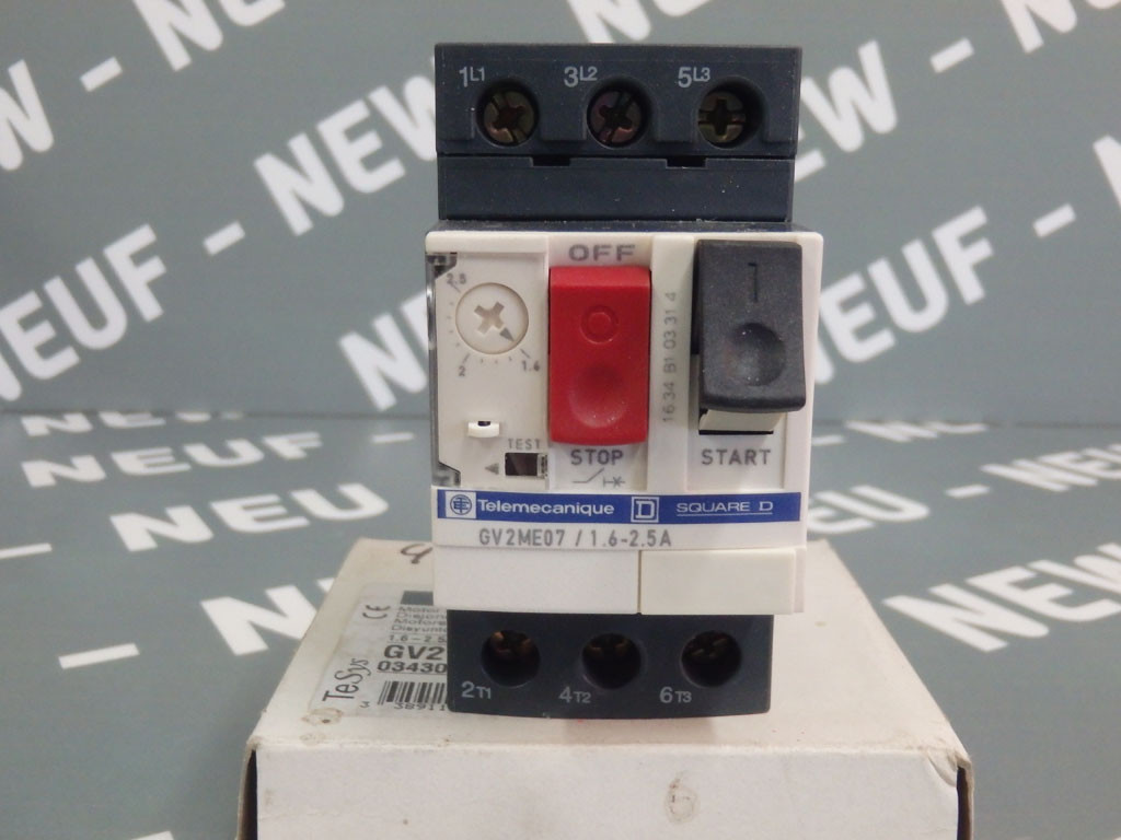 TÉLÉMÉCANIQUE  GV2ME07/1.6-2.5A
