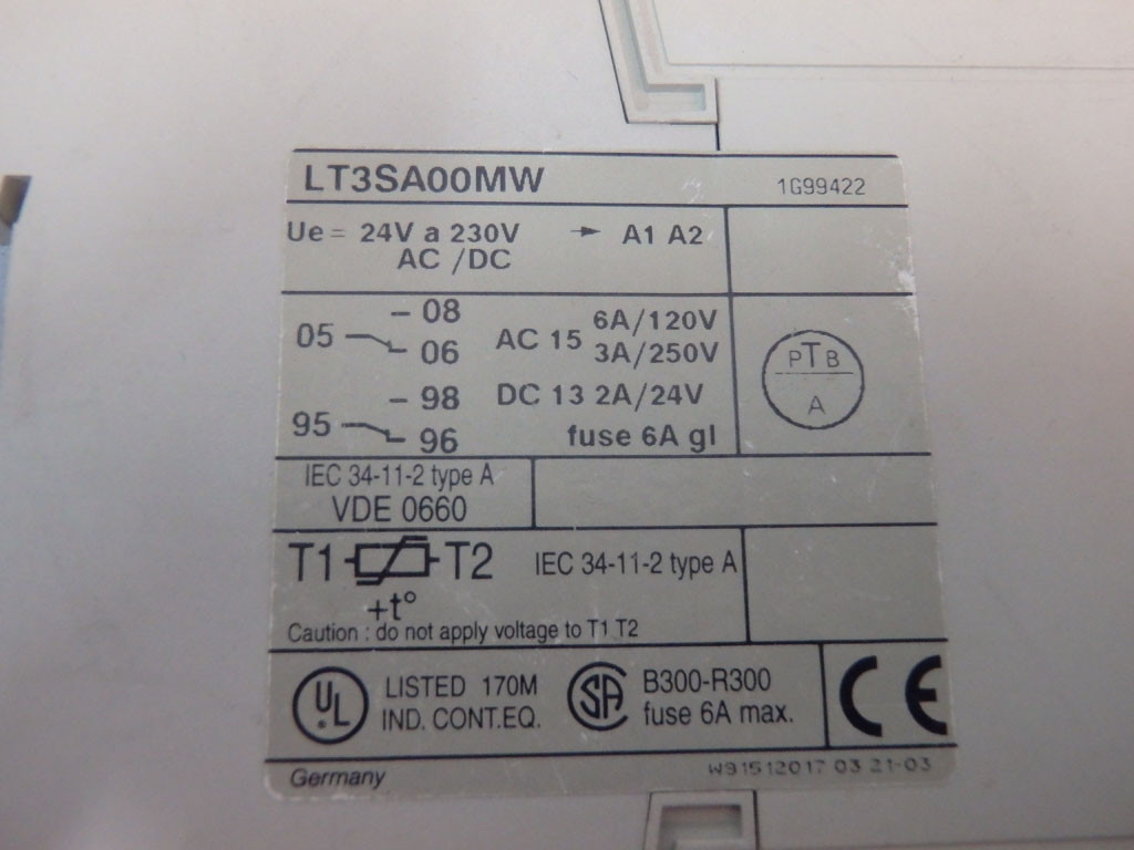 TÉLÉMÉCANIQUE  LT3SA00MW