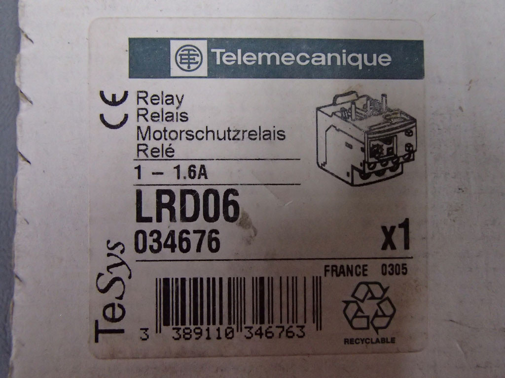 TÉLÉMÉCANIQUE  LRD06