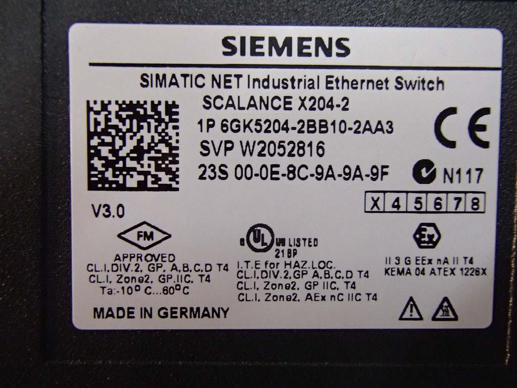 SIEMENS 6GK5204-2BB10-2AA3