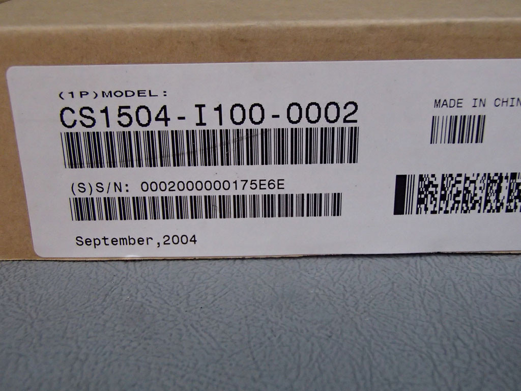 MOTOROLA CS1504-I100-0002