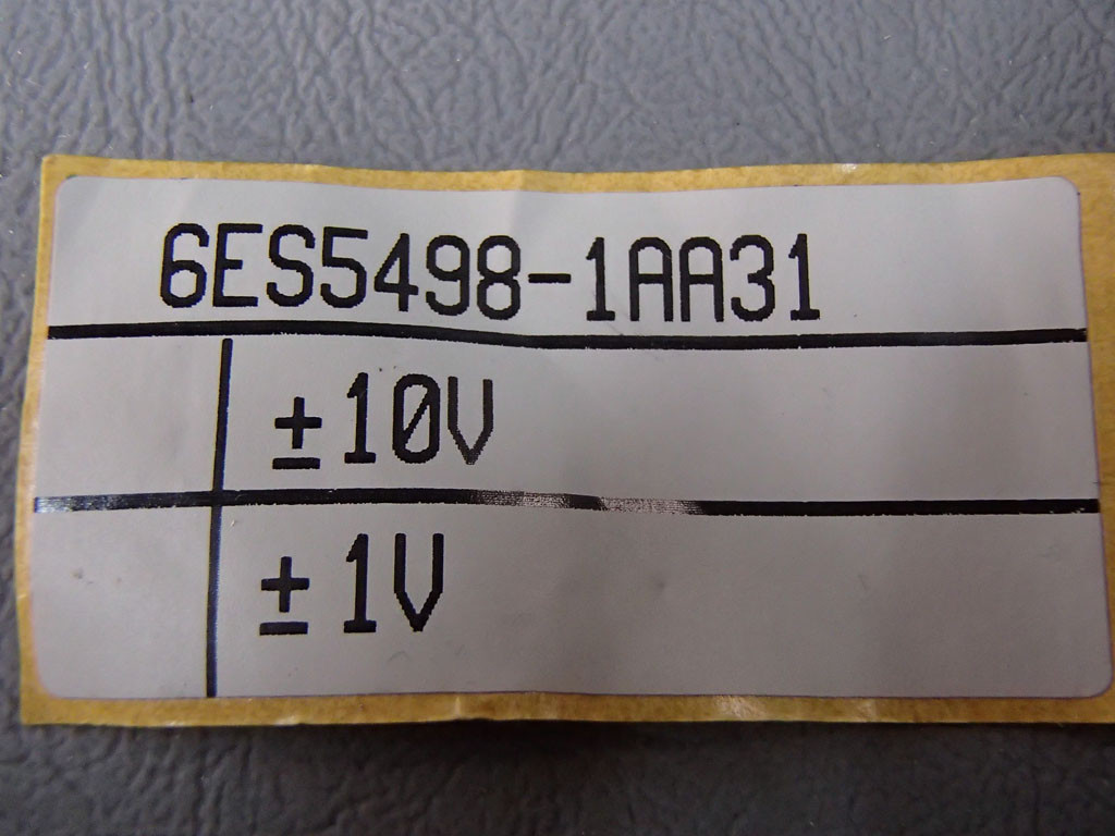 SIEMENS 6ES5498-1AA31