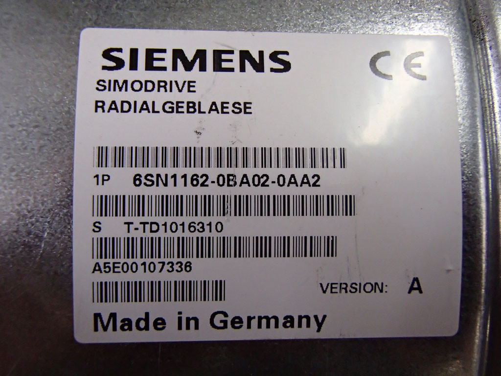 SIEMENS 6SN1162-0BA02-0AA2