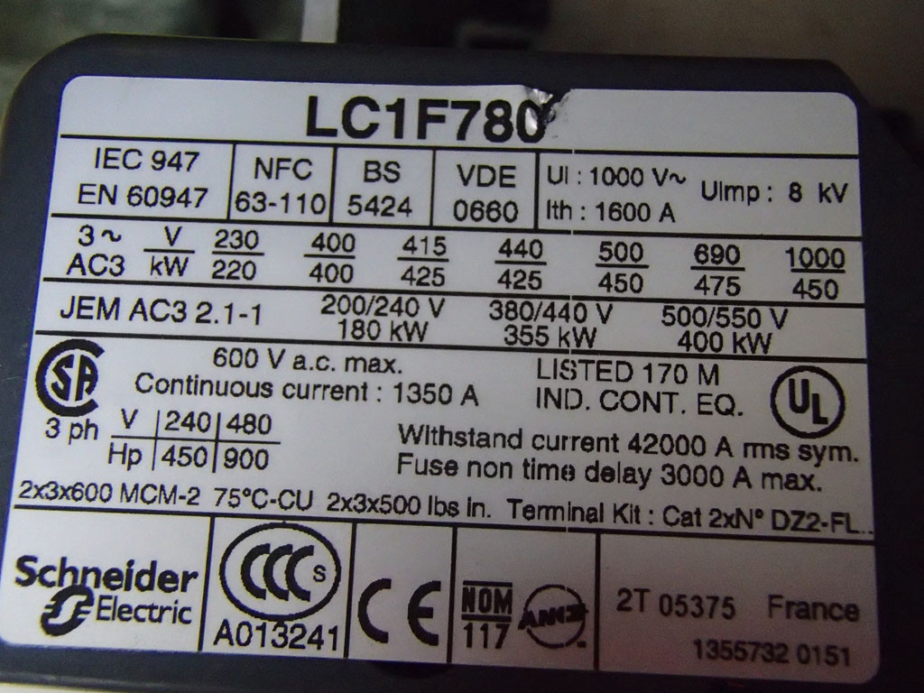 TÉLÉMÉCANIQUE  LC1F780