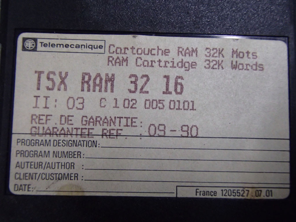 TÉLÉMÉCANIQUE  TSXRAM3216