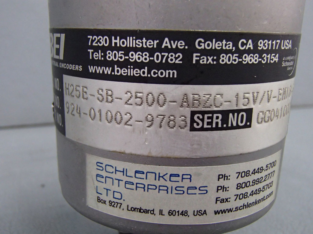 BEI H25E-SB-2500-ABZC-15/VEM18SPN