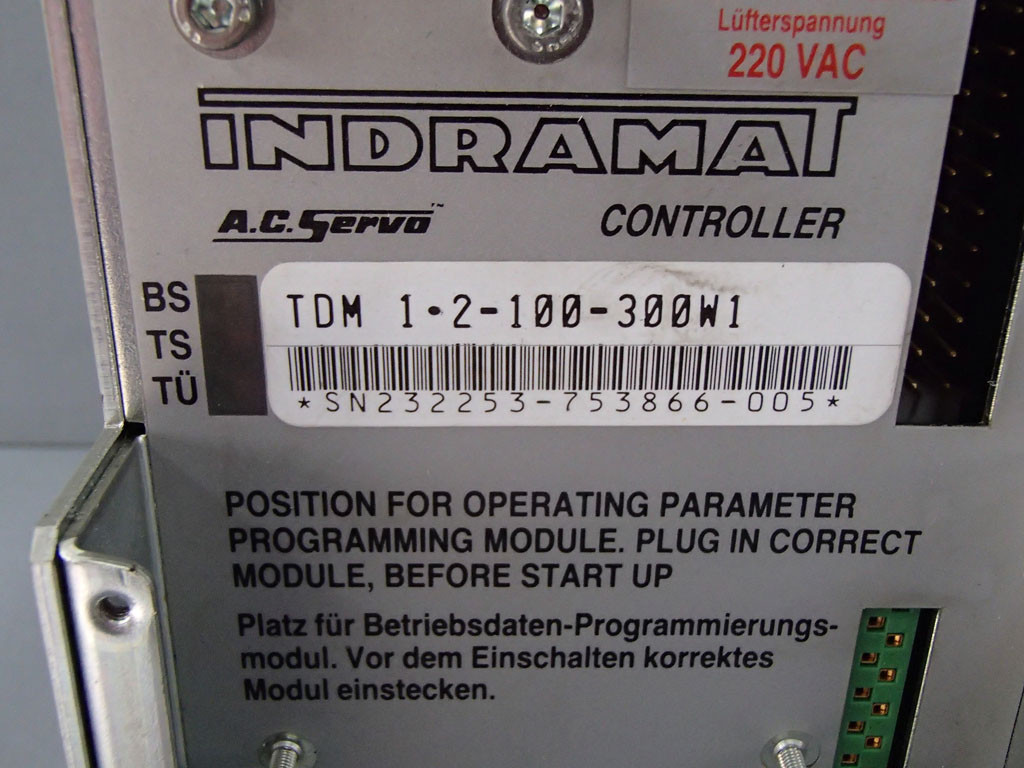 INDRAMAT TDM1.2-100-300-W1/220V