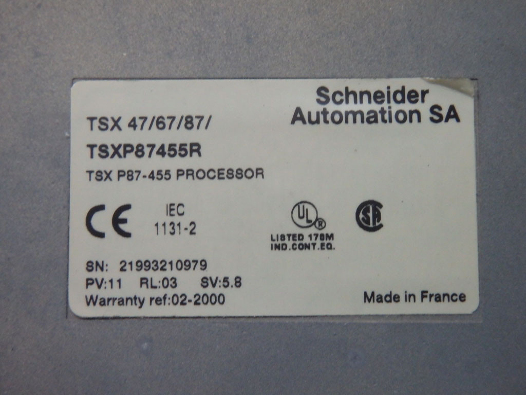 TÉLÉMÉCANIQUE  TSXP87455