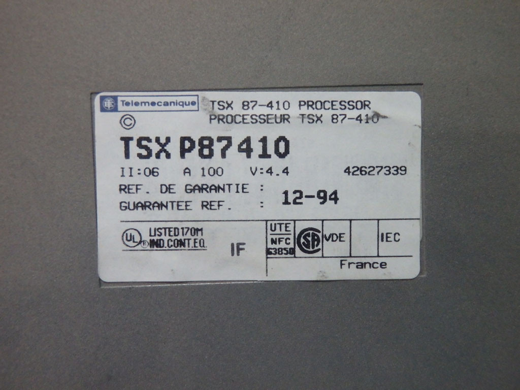 TÉLÉMÉCANIQUE  TSXP87410