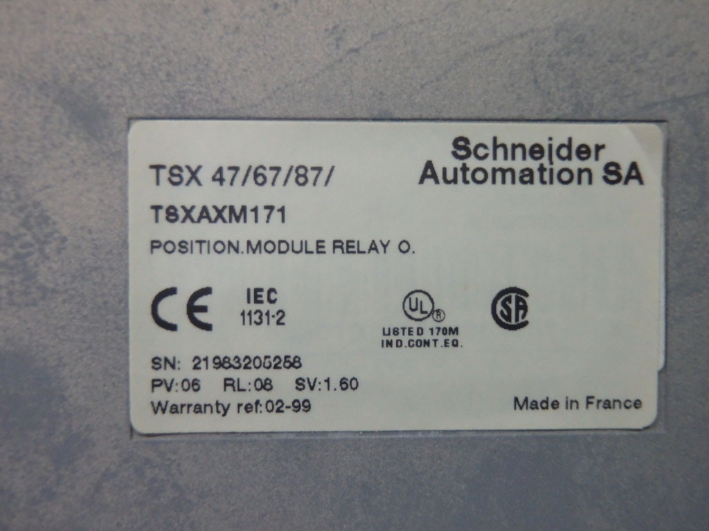 TÉLÉMÉCANIQUE  TSXAXM171