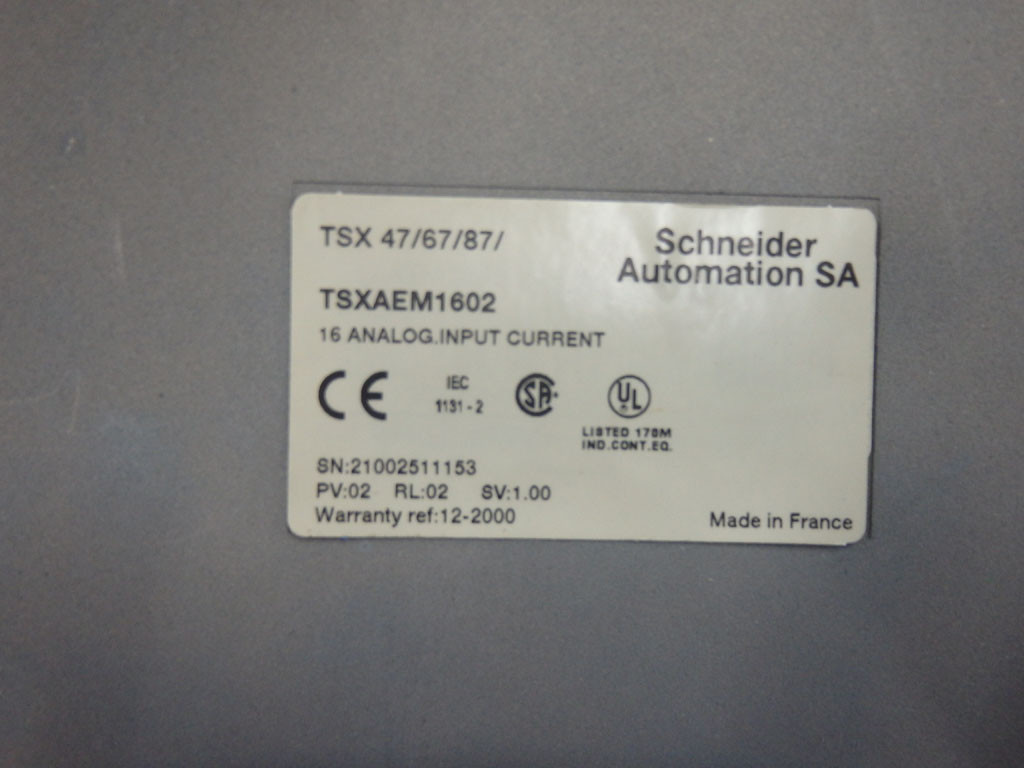 TÉLÉMÉCANIQUE  TSXAEM1602