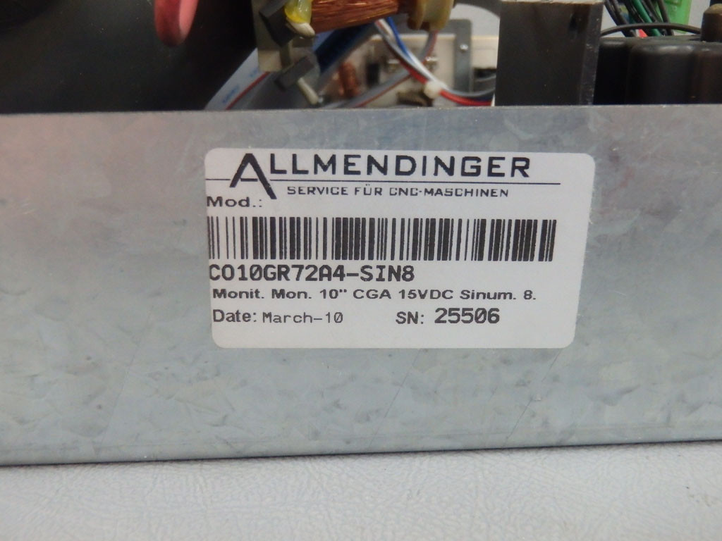 ALLMENDINGER CO10GR72A4-SIN8