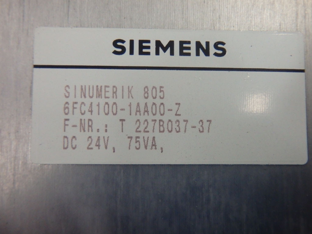 SIEMENS 6FC4100-1AA00-Z