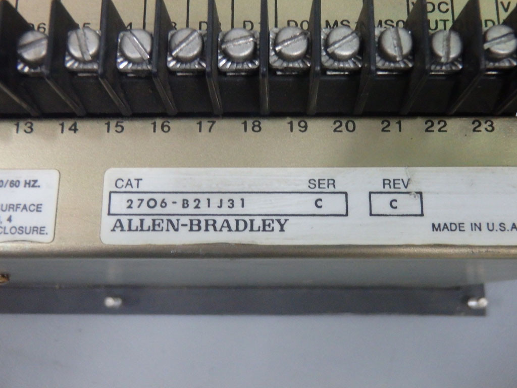ALLEN-BRADLEY 2706-B21J31