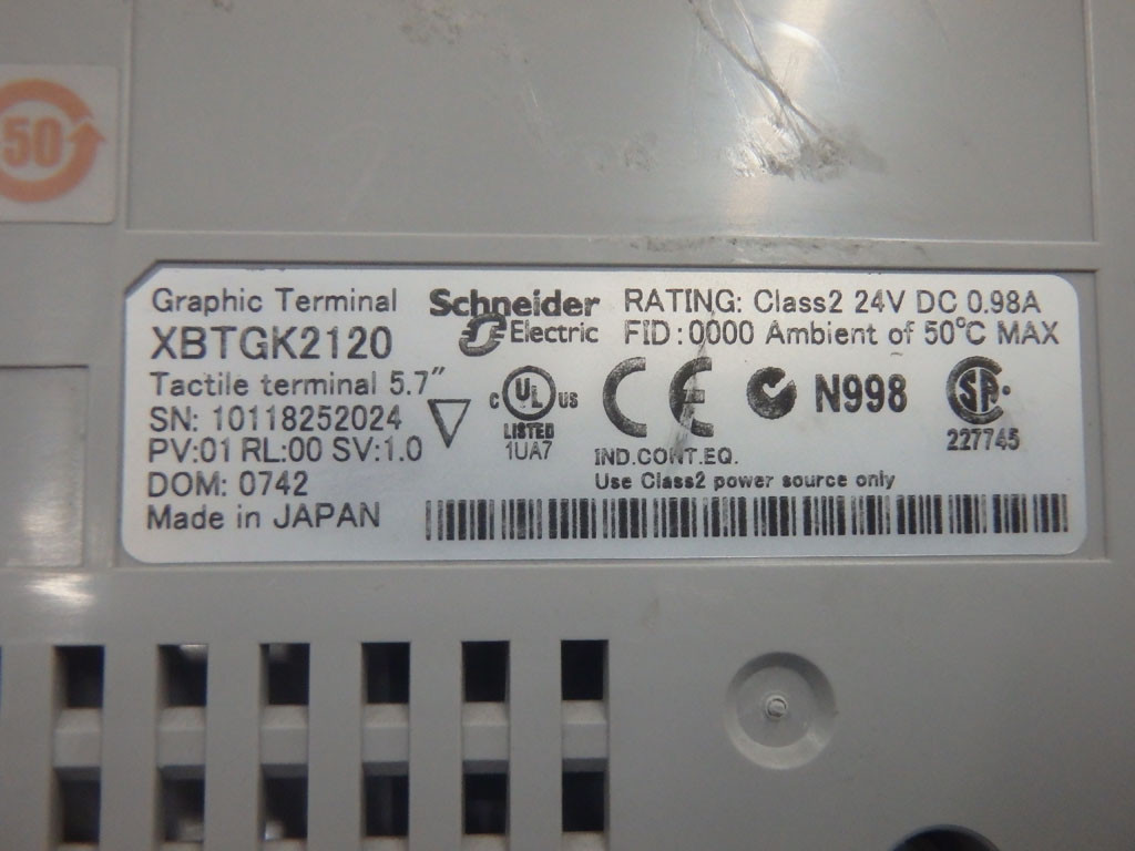 TÉLÉMÉCANIQUE  XBT-GK2120