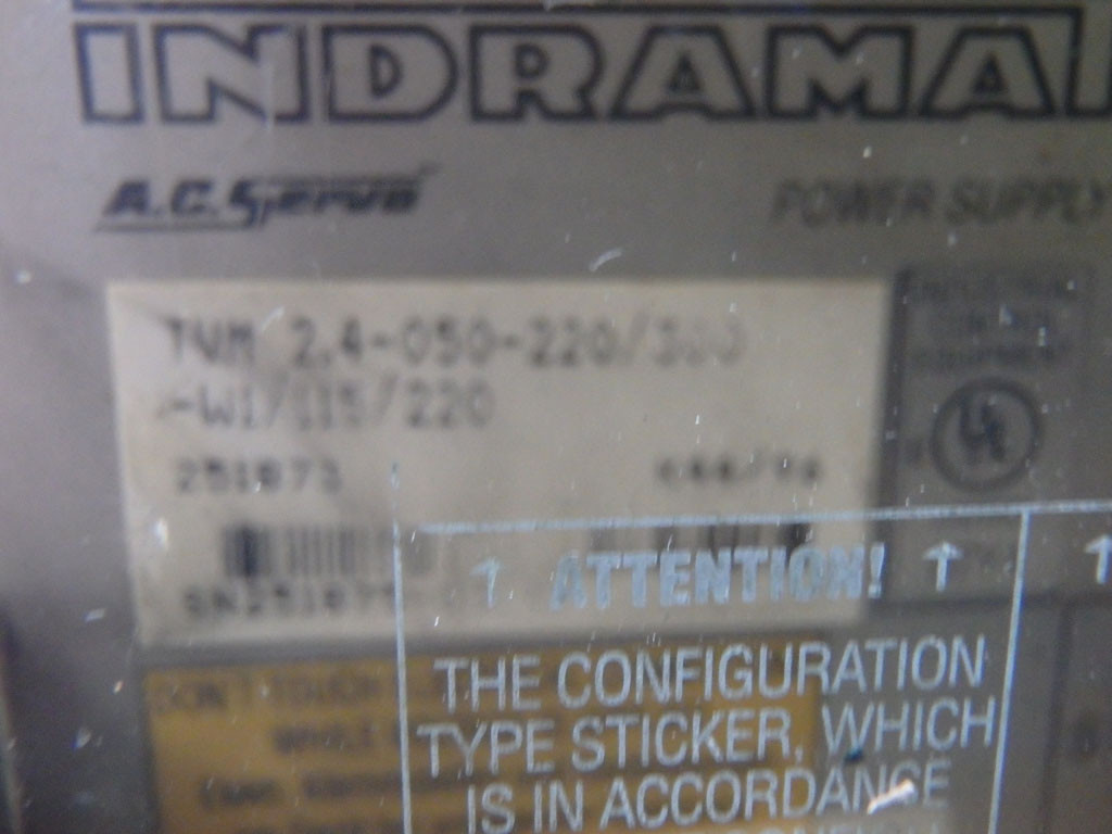 INDRAMAT TVM2.4-050-220/300-W1/115/220