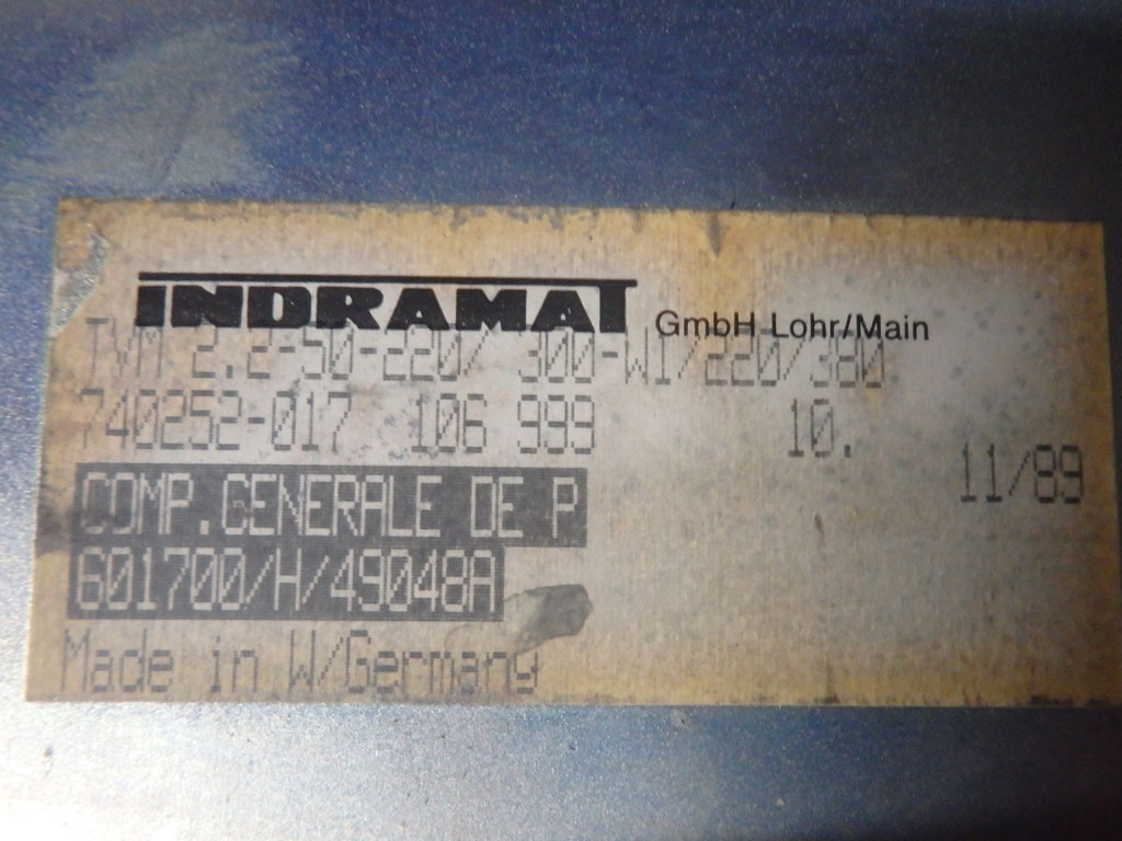 INDRAMAT TVM2.2-50-220/300W1220/380