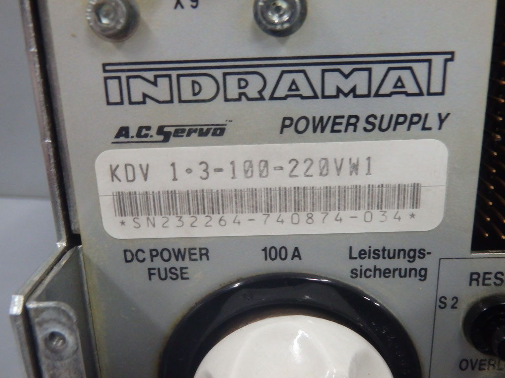 INDRAMAT KDV1.3-100-220VW1