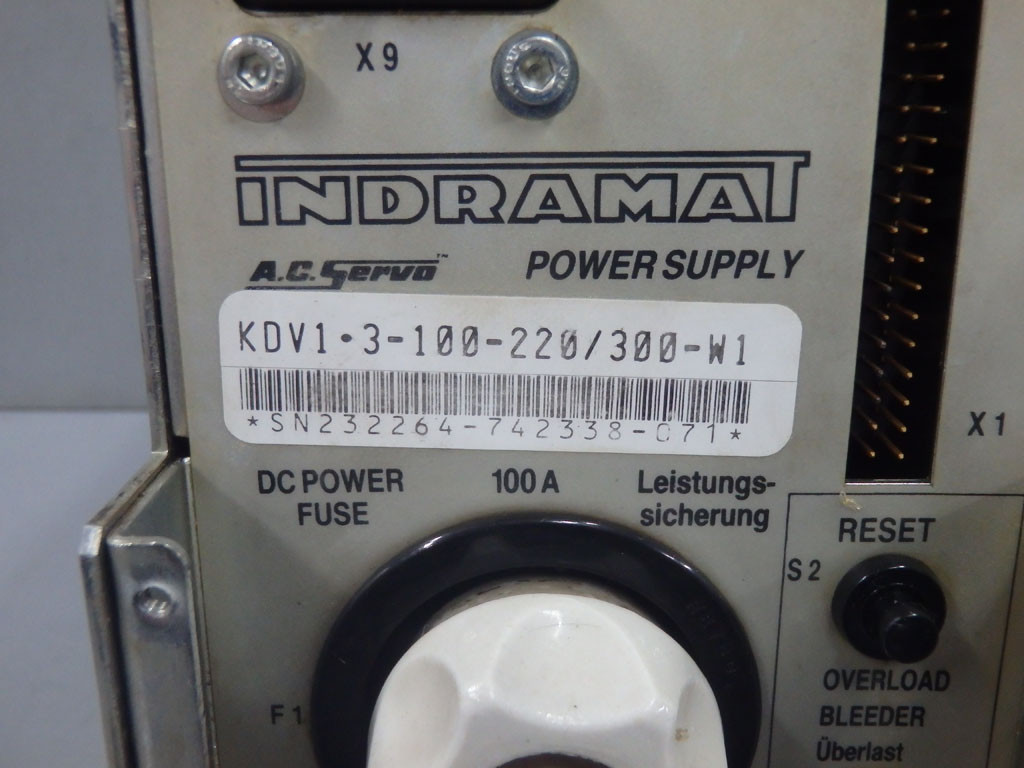 INDRAMAT KDV1.3-100-220/300-W1