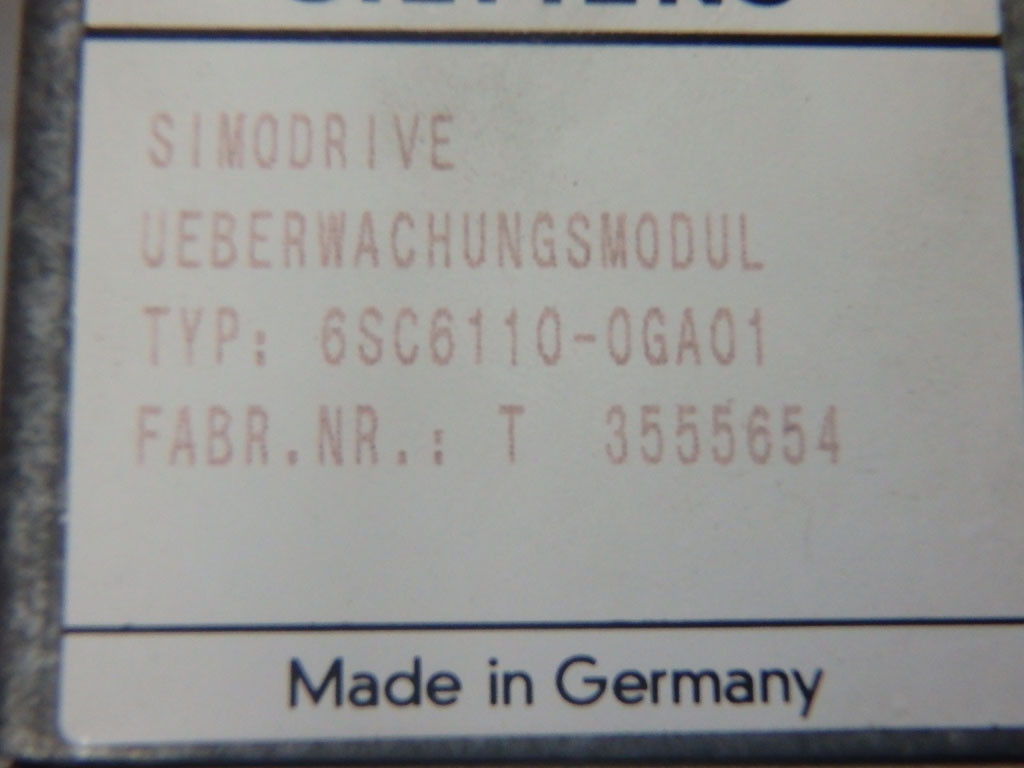 SIEMENS 6SC6110-0GA01