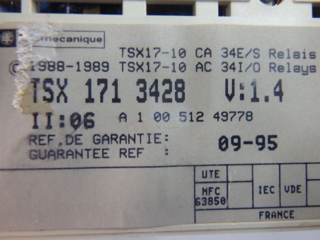 TÉLÉMÉCANIQUE  TSX1713428