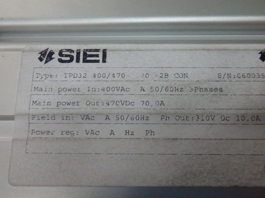 SIEI TPD32400/470-70-2BCON