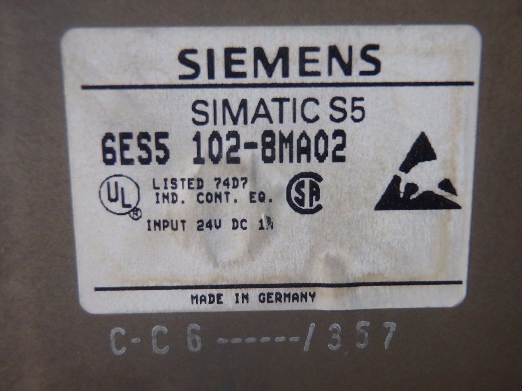 SIEMENS 6ES5102-8MA02