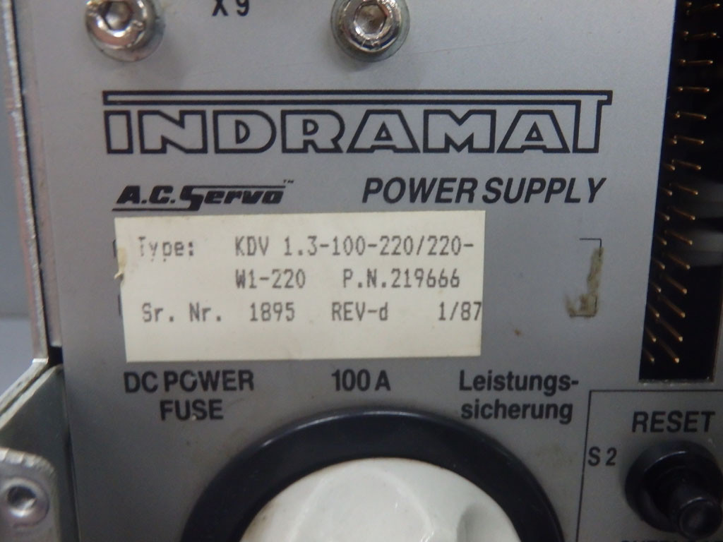 INDRAMAT KDV1.3-100-220/220-W1-220