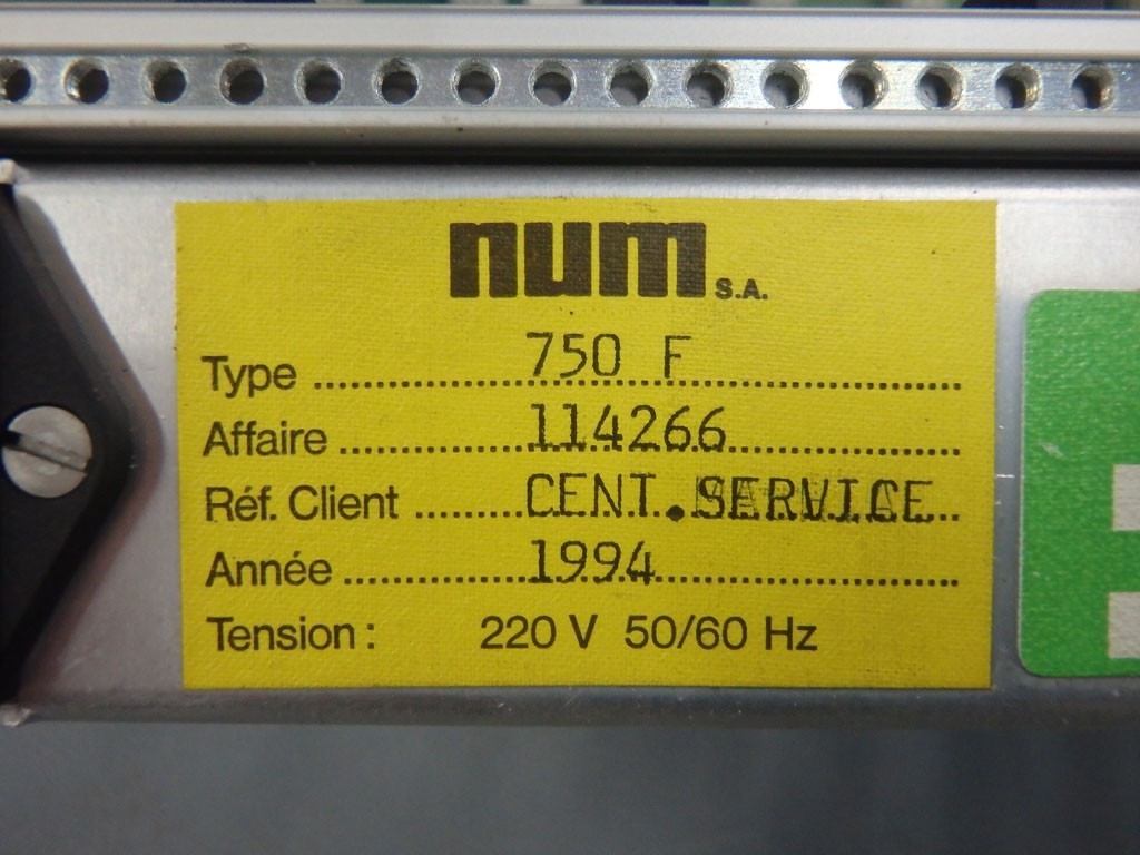 NUM RACK750F