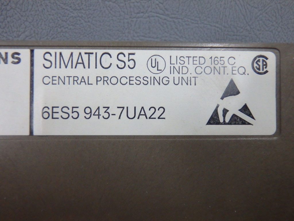 SIEMENS 6ES5943-7UA22