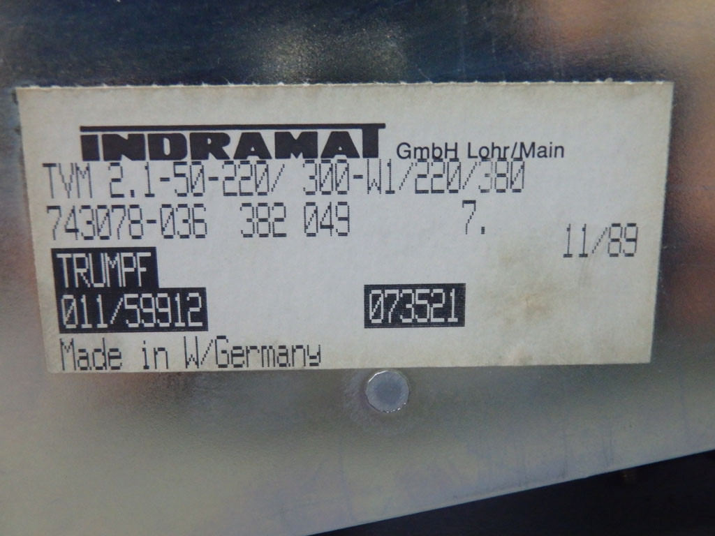 INDRAMAT TVM2.1-50-220/300-W1/220/380