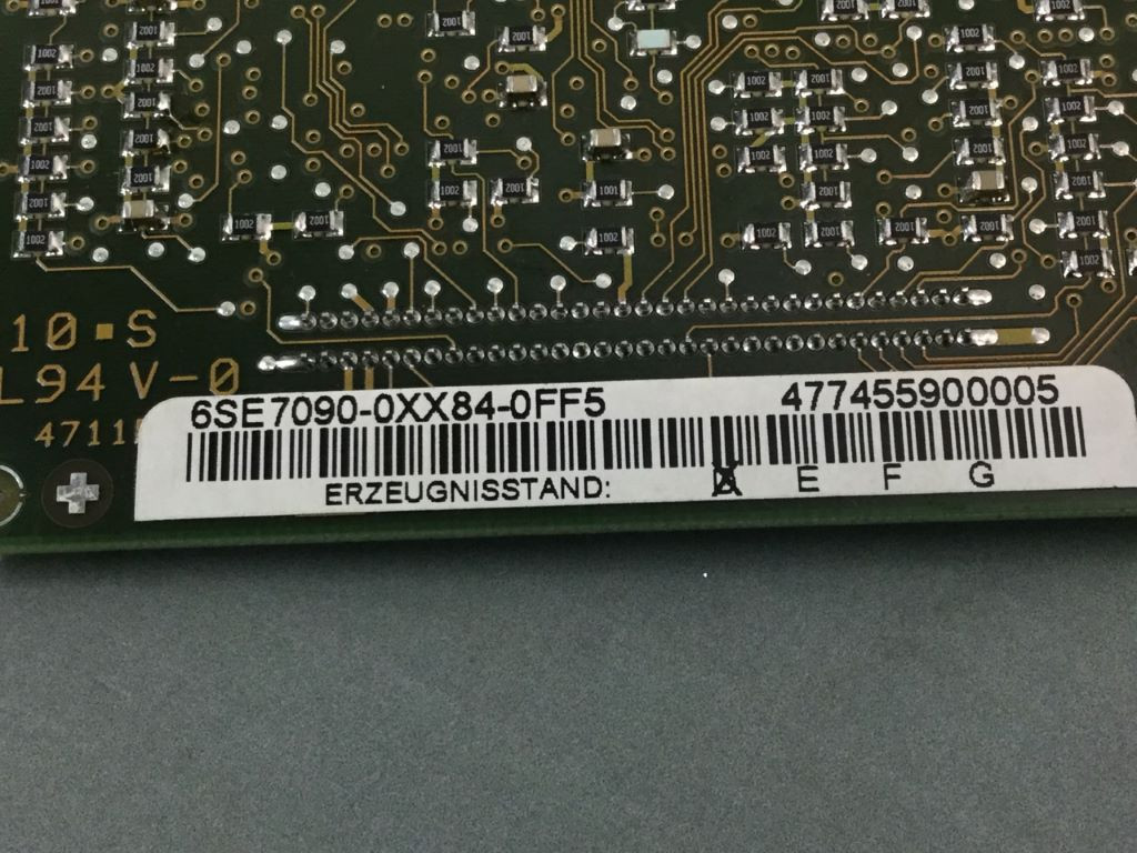 SIEMENS 6SE7090-0XX84-0FF5