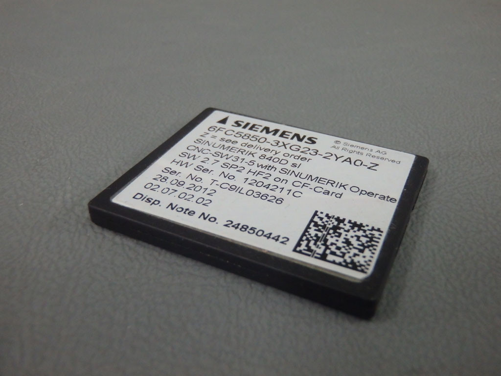 SIEMENS 6FC5850-3XG23-2YA0-Z